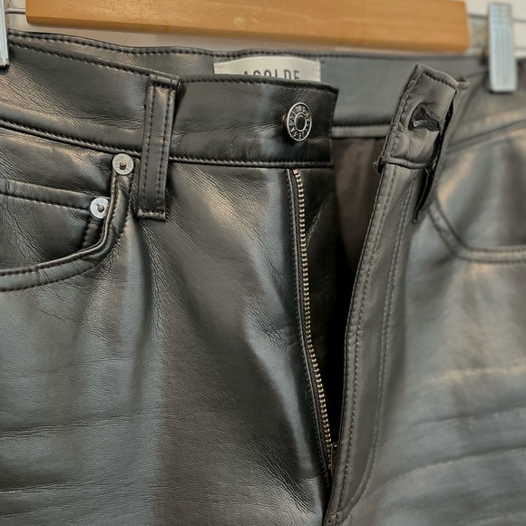 AGOLDE Recycled Leather Fitted '90s Pants - Picture 13 of 16